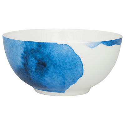 Rick Stein Coves of Cornwall Porthilly Cove Cereal Bowl, Blue/White, Dia.16cm